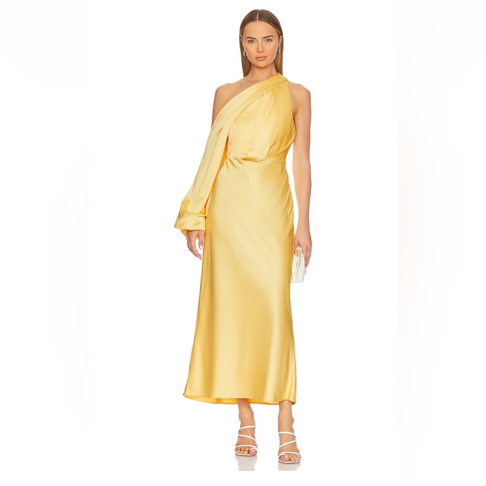 NWT [Significant Other] Lana Dress in Lemon Yellow Aus 8/US 4